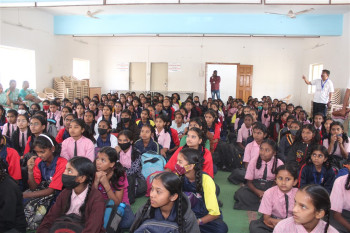Menstrual_education, awareness-session, period stigma, sanitary pads, clothe pad , session on menstrual hygiene,  pads distribution, educating young girls and under privileged women, educate india, women empowerment, Girls Students