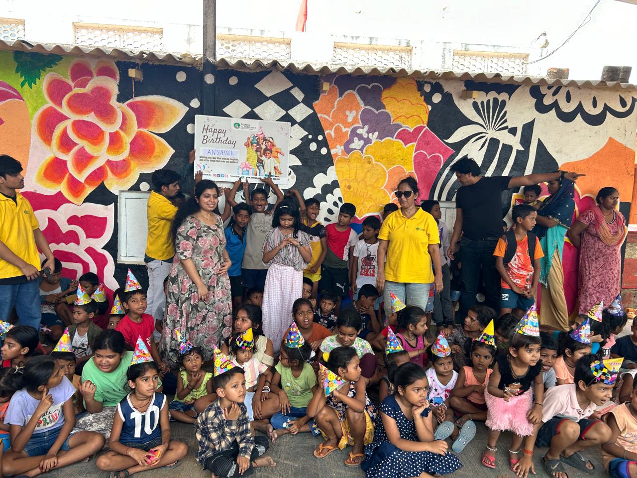 Birthday Celebration with Underprivilege children